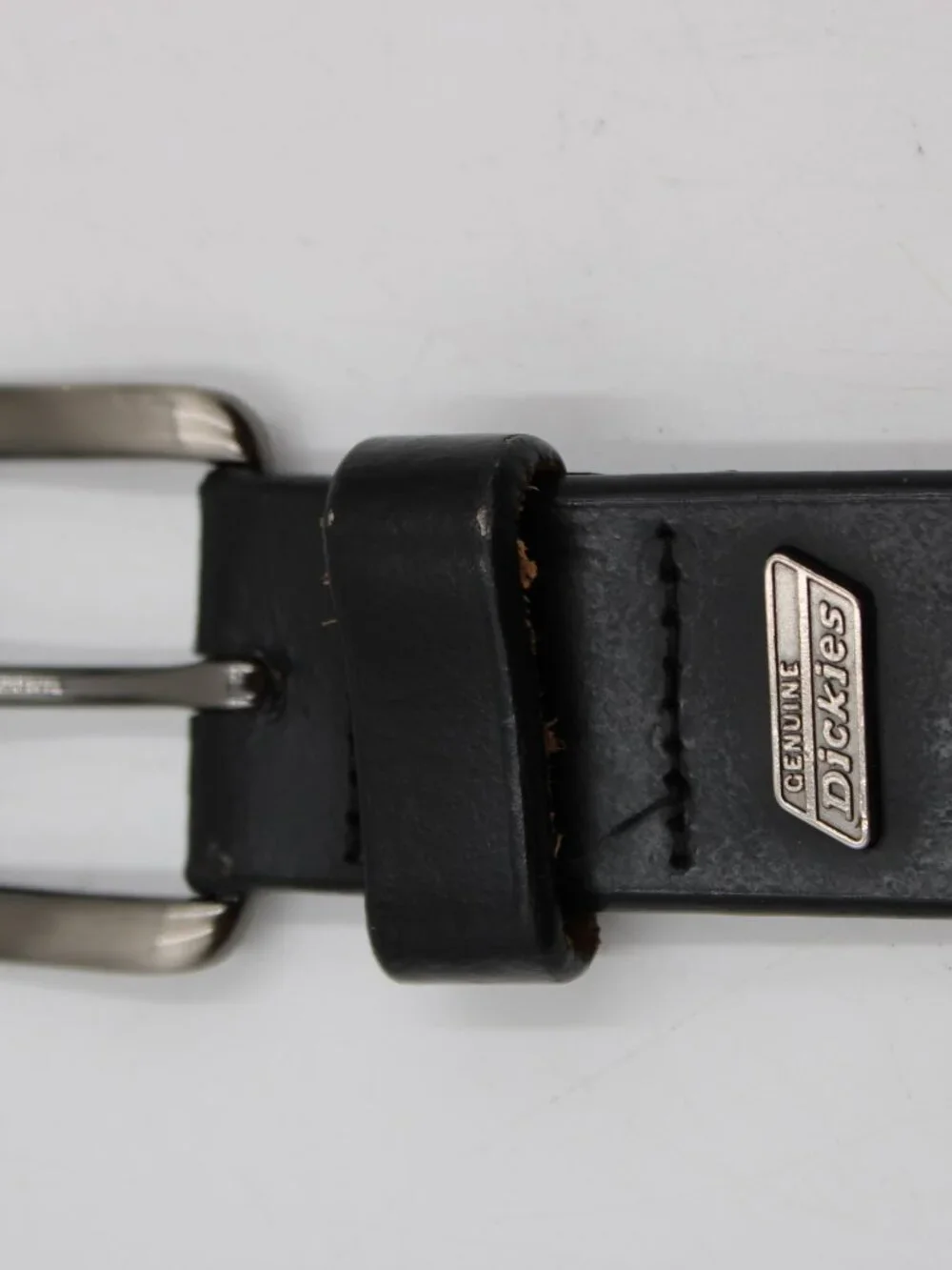 Dickies Genuine Leather Belt Mens Size 34 Black Casual Work 1.25